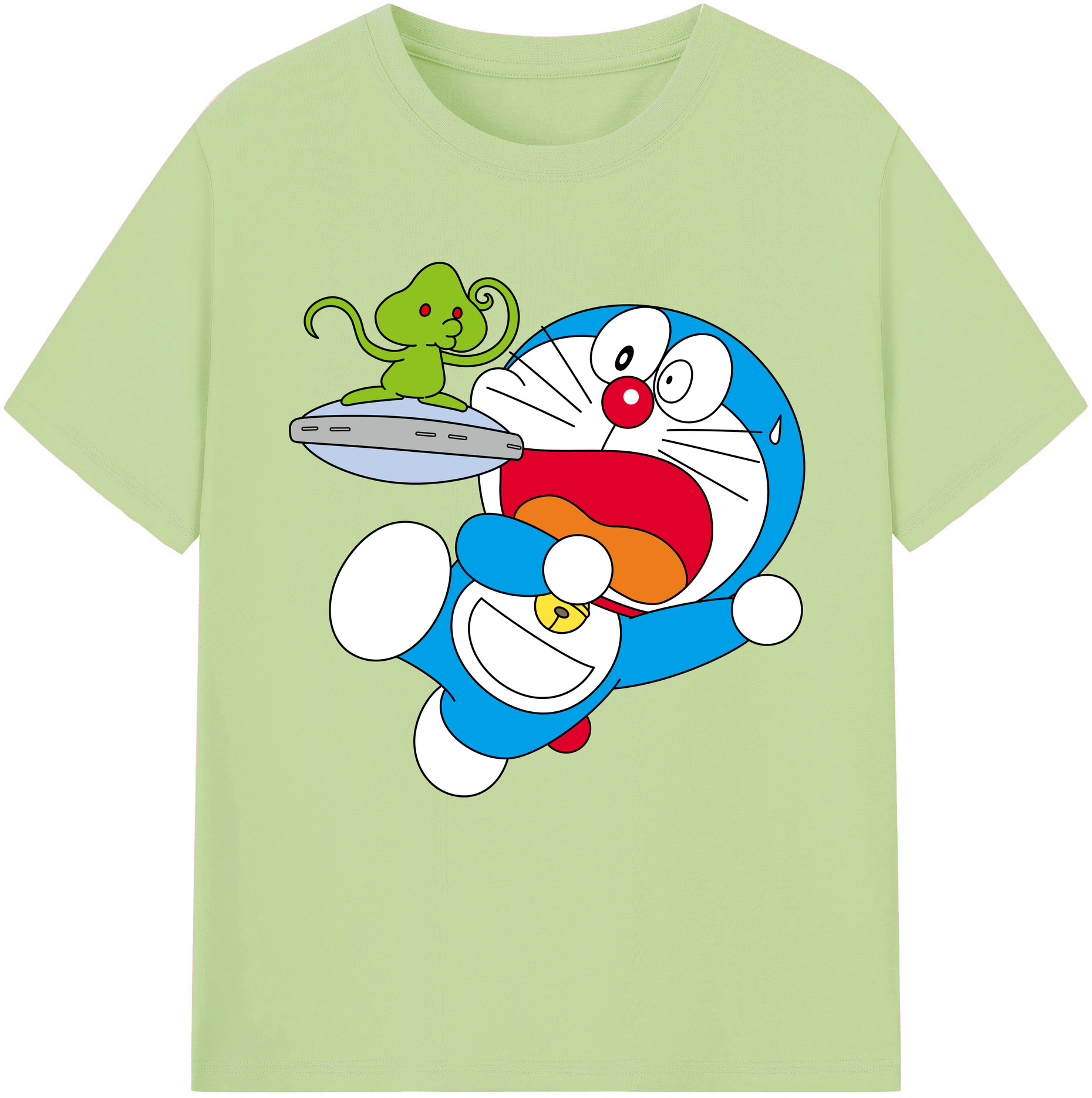 （画像用） ドラえもん Doraemon 綿100％半袖Tシャツ（フロントプリント）